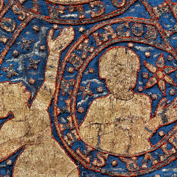 Blauer Kunigundenmantel (c) Diözesanmuseum Bamberg Blauer Kunigundenmantel